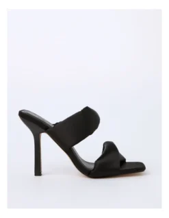 Mimi Sandal In Black Satin