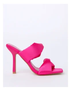 Mimi Sandal In Fuchsia Satin