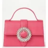 Cabo Top Handle Crossbody Bag In Fuchsia