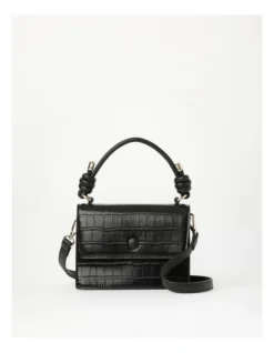 Lima Top Handle Crossbody Bag In Black