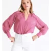 Raglan Sleeve Blouse In Pink