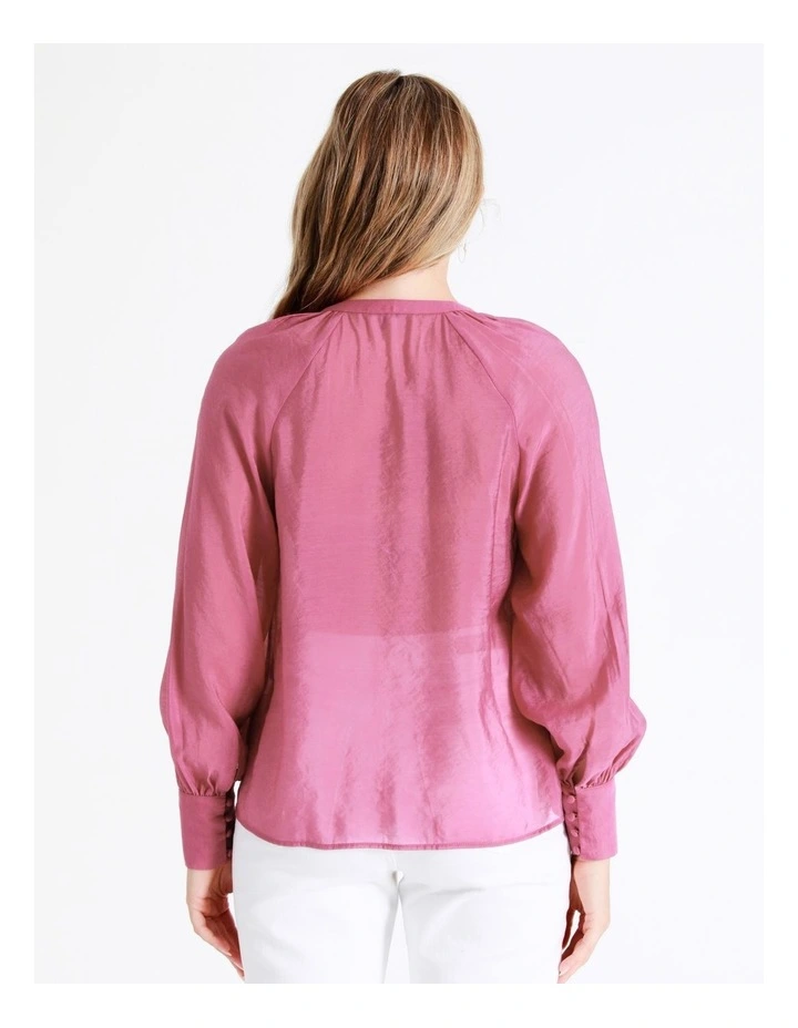 Raglan Sleeve Blouse In Pink - Image 7