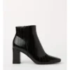 Tulu Boot In Black Croc