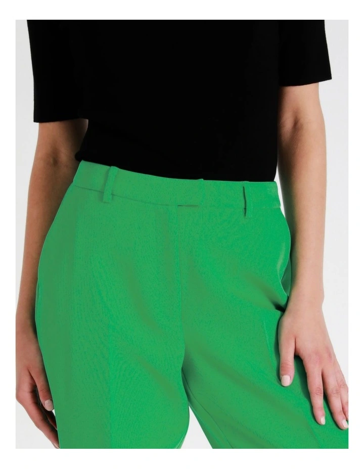 Recycled Blend Straight Leg Suit Pant In Green - Image 4