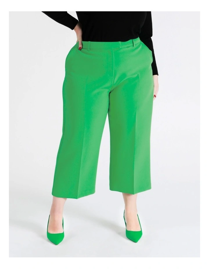 Recycled Blend Straight Leg Suit Pant In Green - Image 3