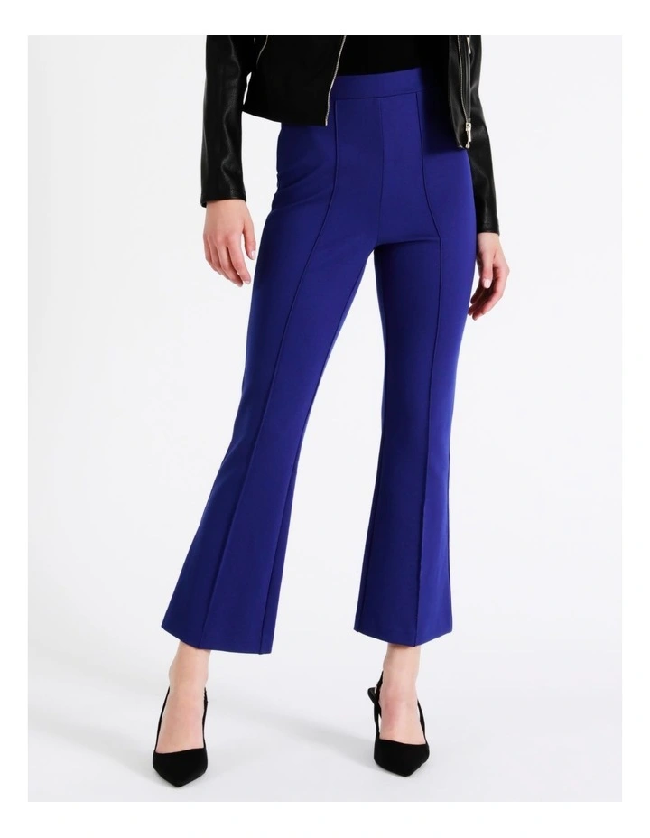 Ponte Kick Flare Pant In Cobalt - Image 2