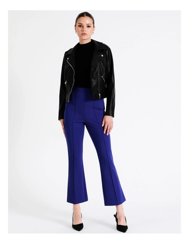 Ponte Kick Flare Pant In Cobalt - Image 3