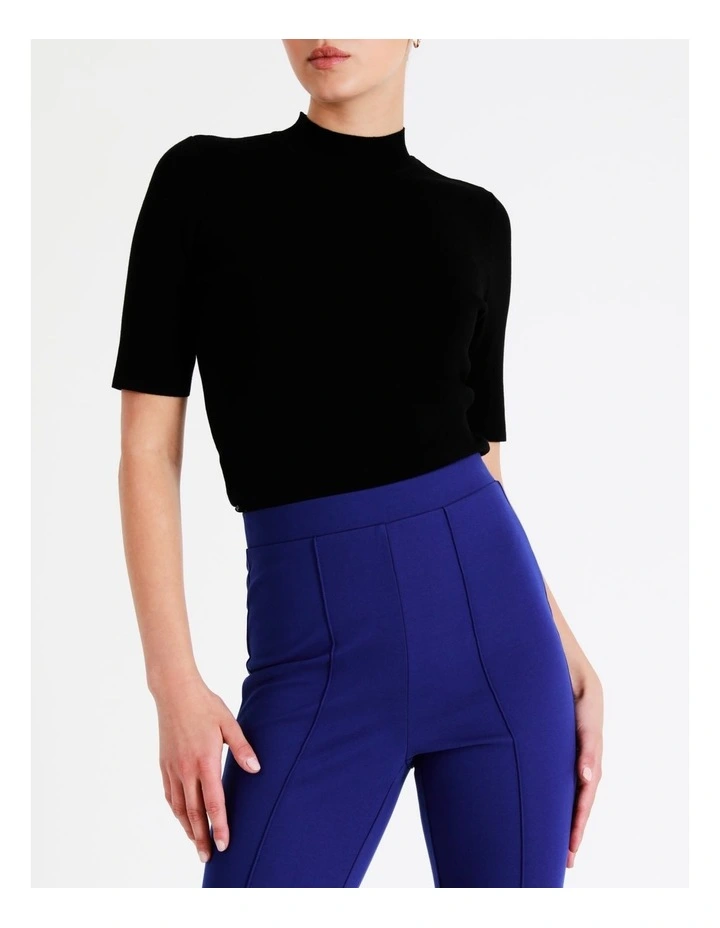 Ponte Kick Flare Pant In Cobalt - Image 6