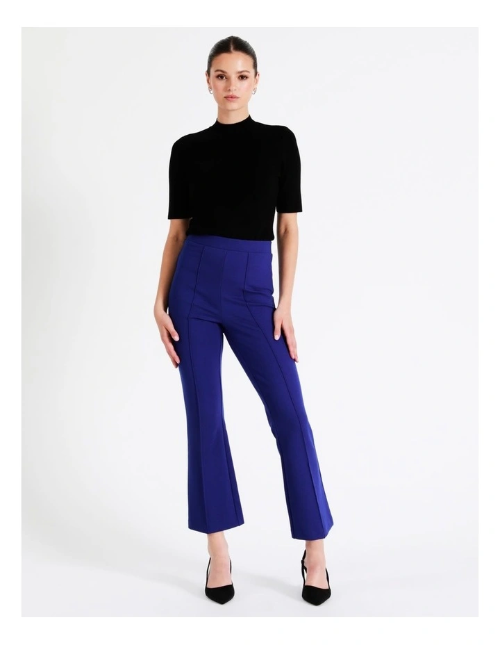 Ponte Kick Flare Pant In Cobalt - Image 7